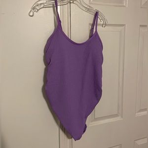 H&M purple swimsuit NEVER WORN, size M Maternity